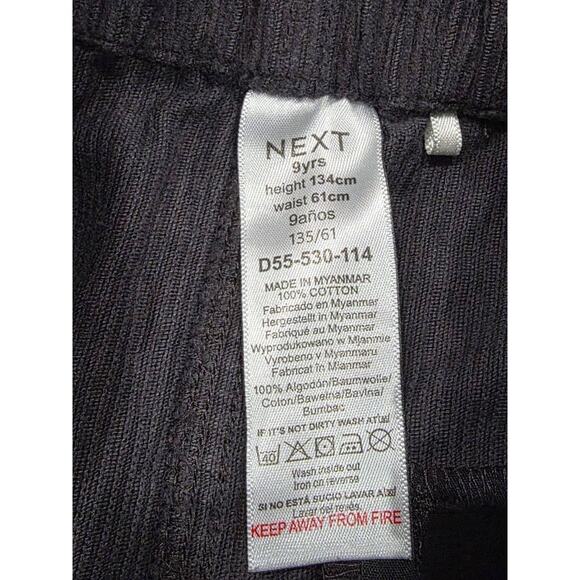 NEXT Black Corduroy Cotton Preppy Skirt (9 yrs) A004018 - Picture 9 of 11